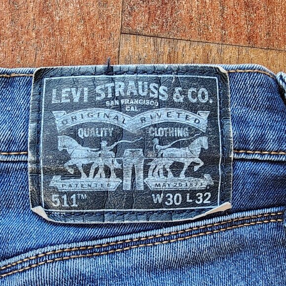 Levi's 511 Straight Leg Jeans Size 30 x 32 - Picture 16 of 16
